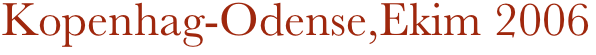Kopenhag-Odense,Ekim 2006 