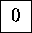 \framebox [7mm]{\rule[-1.5mm]{0mm}{5mm}{0}}
