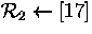 ${\cal R}_2\leftarrow [17]$